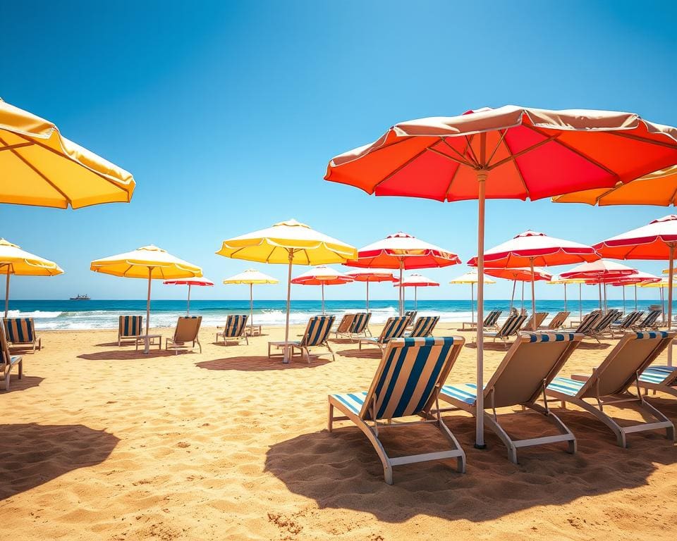 Opklapbare parasols voor zonbescherming