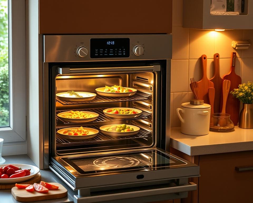 koken met elektrische oven