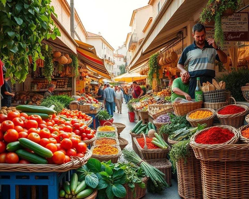 lokale markten en seizoensgebonden ingrediënten